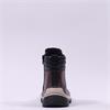 Rieker Button Detail Ankle Boot Side Zip - Wine